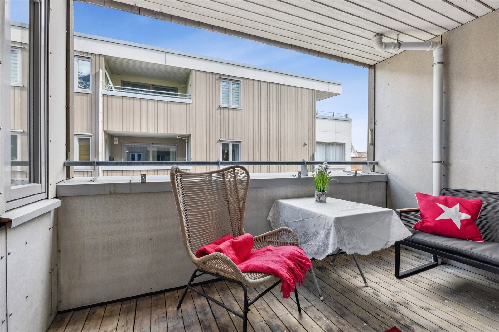 Balkong på 6 m2 Galleribilde