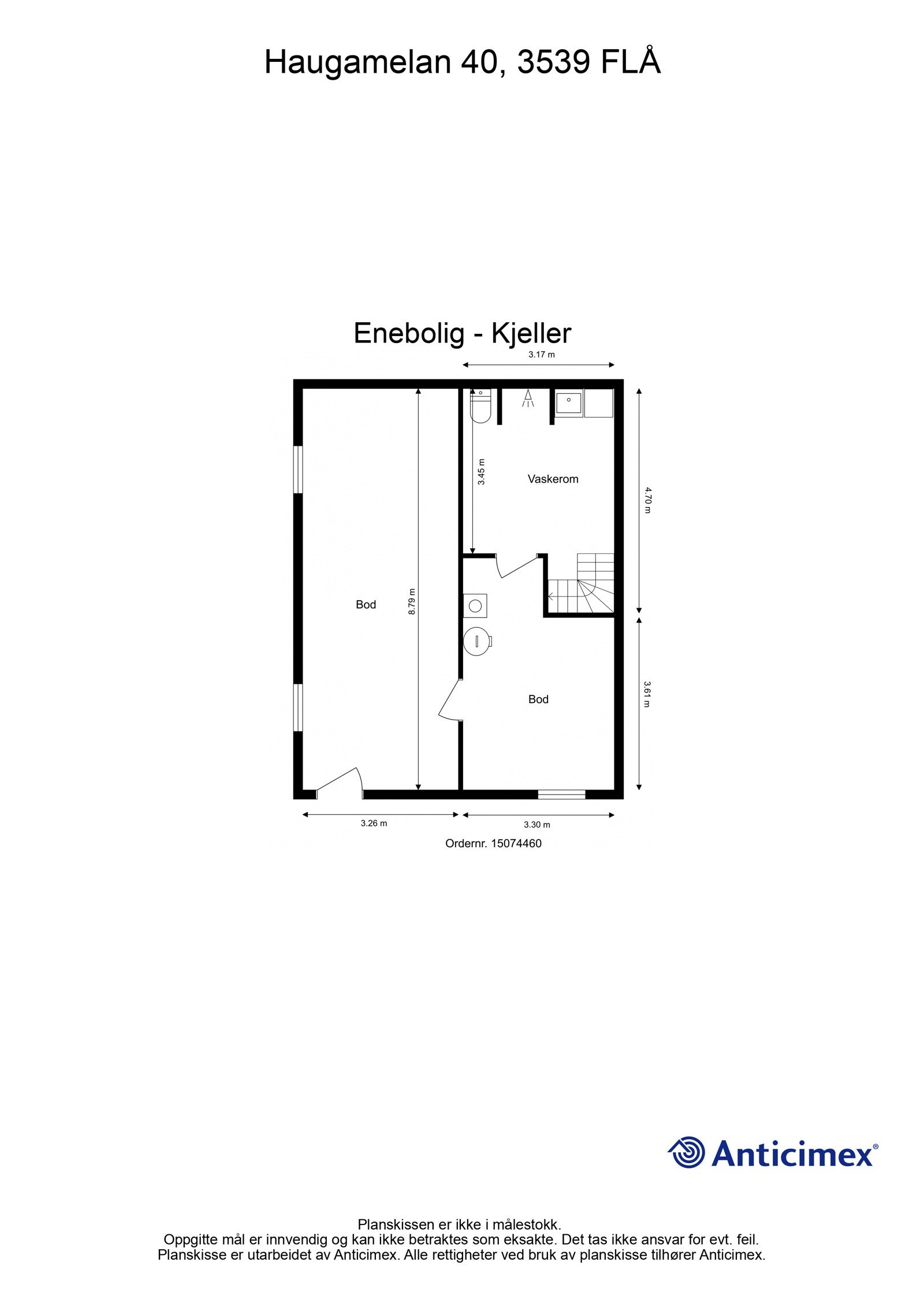 Plantegning Kjeller Galleribilde