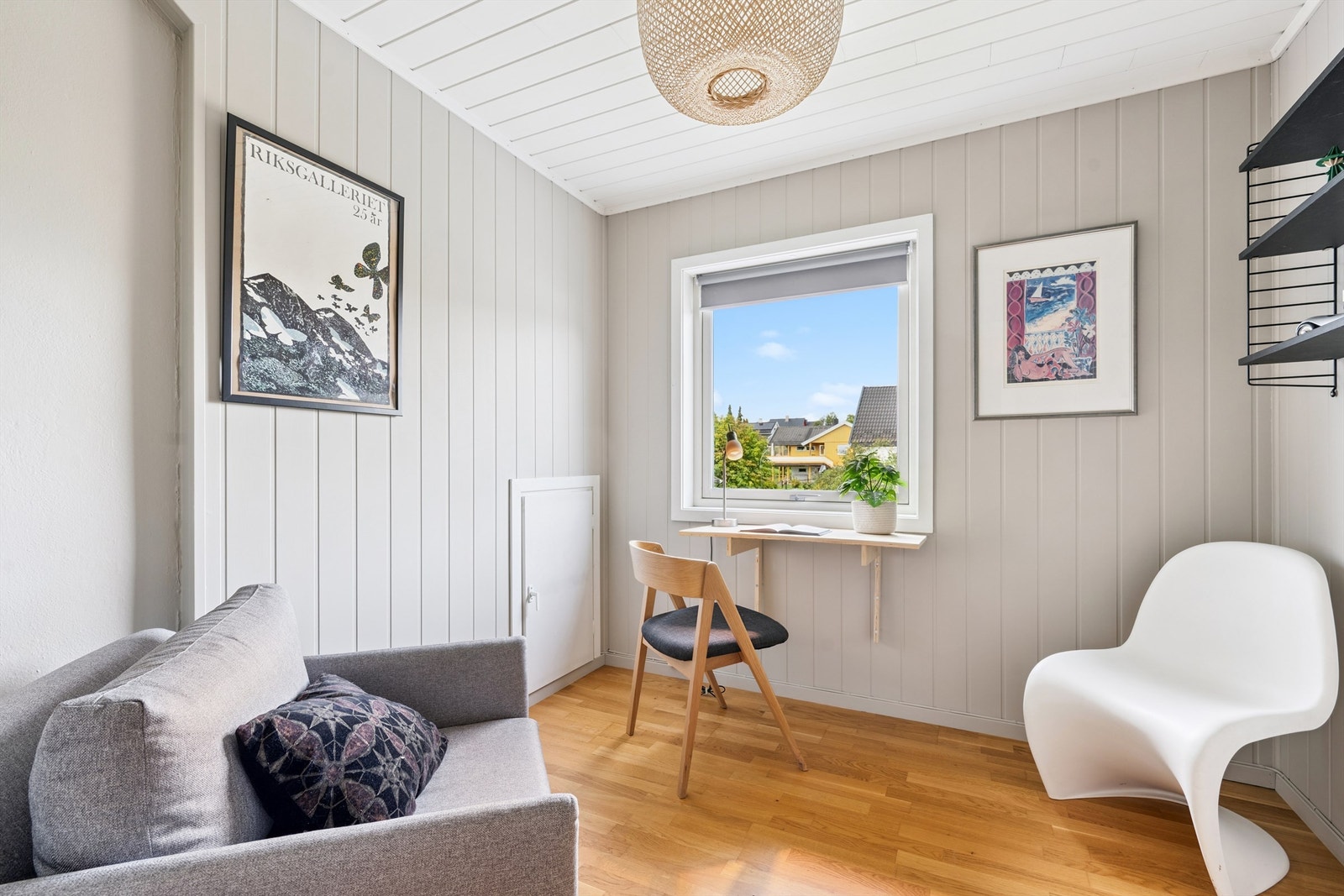Kontor i 2. etasje, også godkjent som soverom. Galleribilde