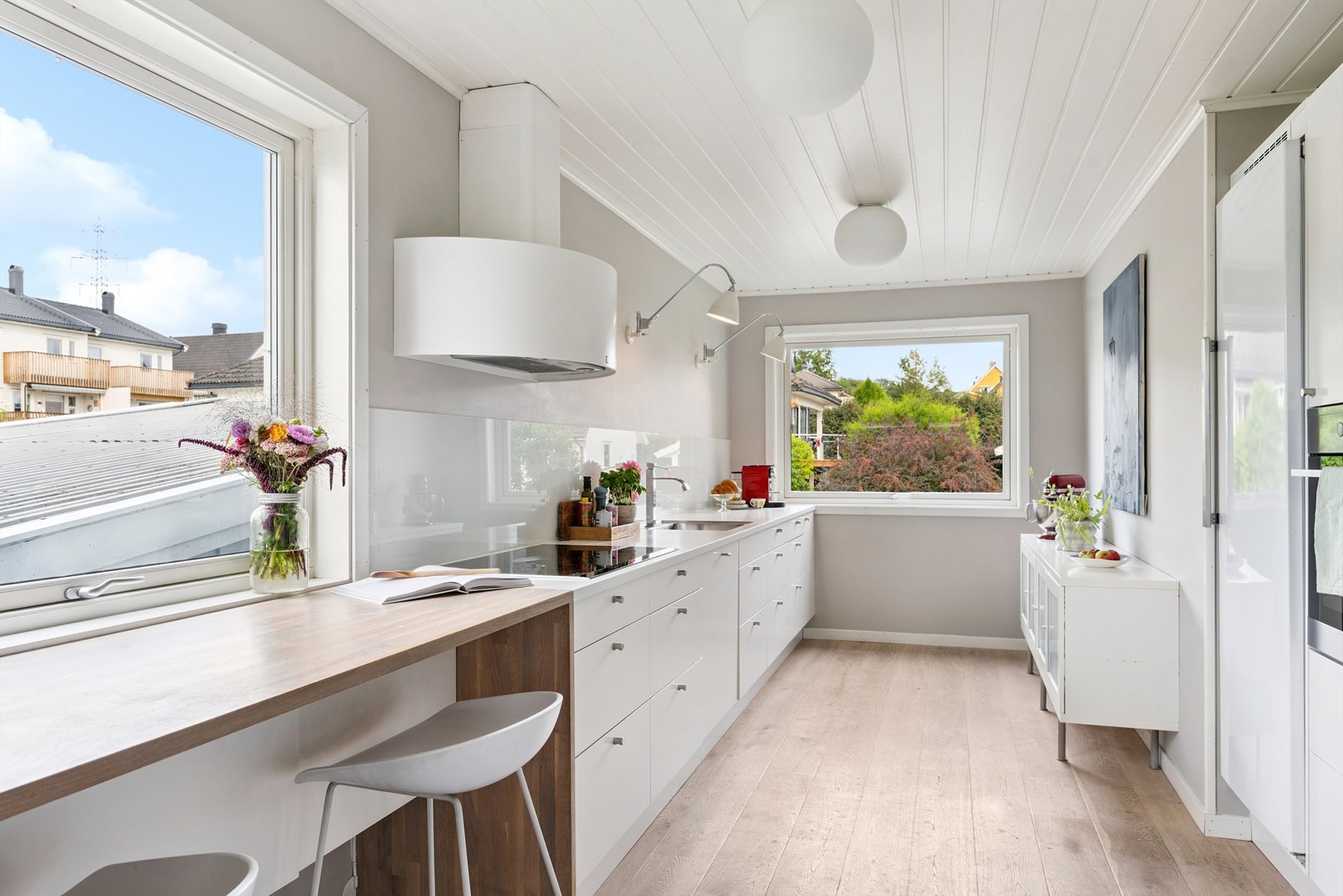 En praktisk barløsning på kjøkkenet er perfekt for raske måltider. Galleribilde