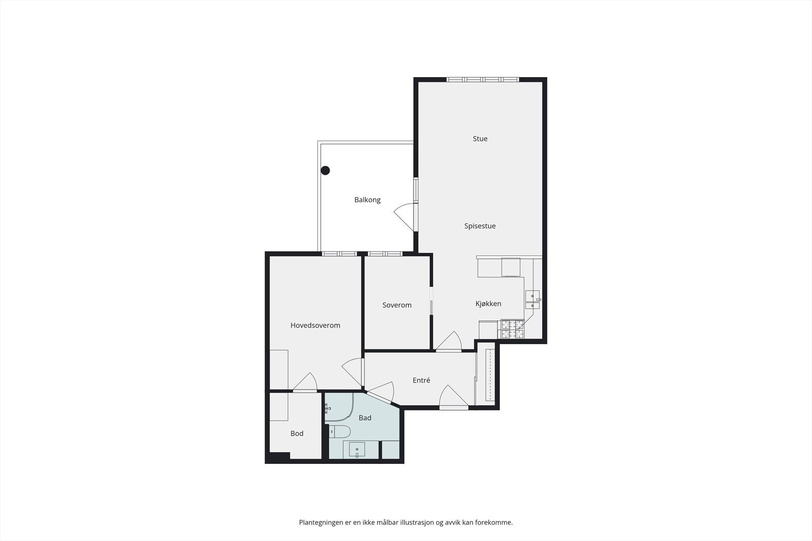 Plantegning Galleribilde