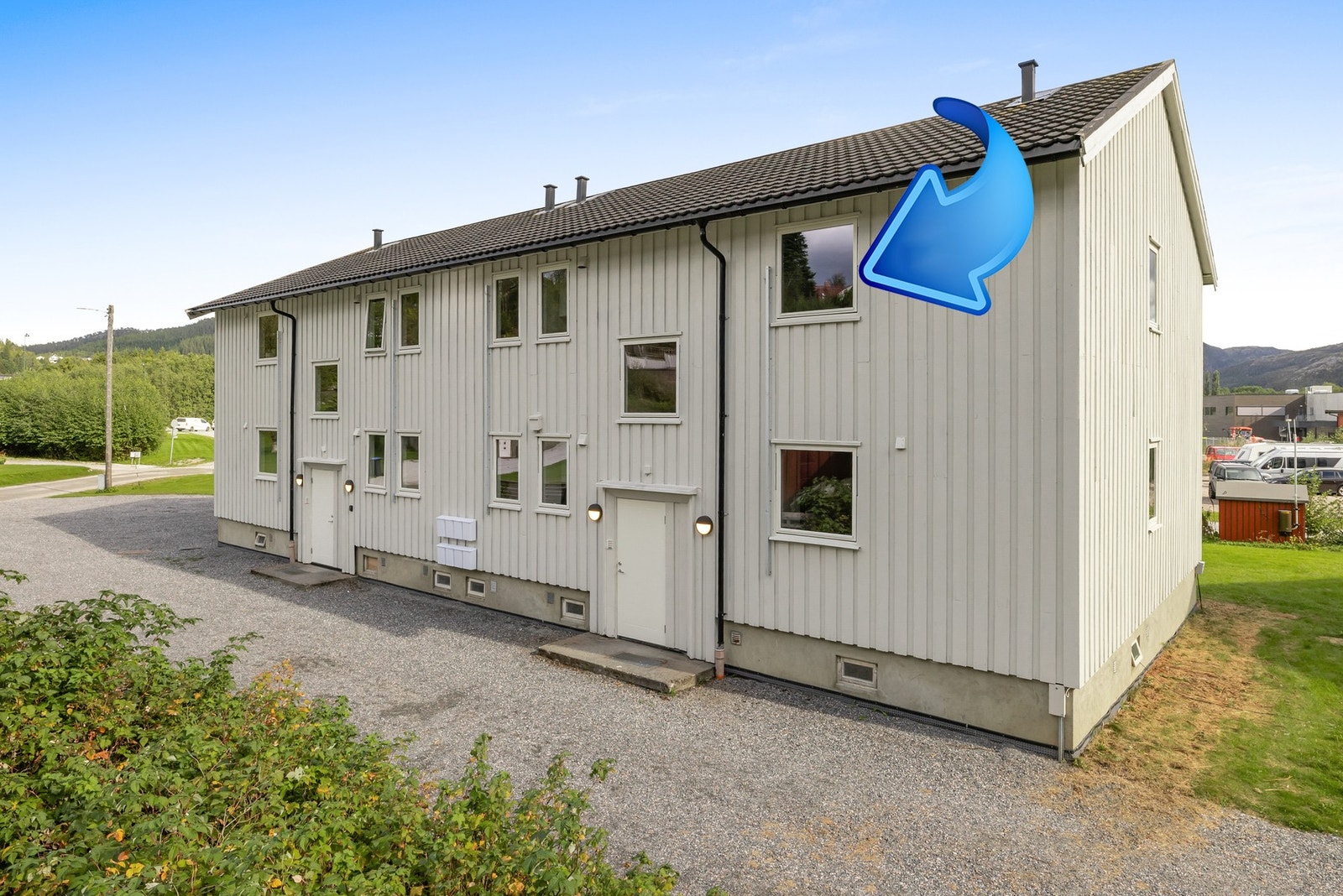 Det medfølger parkering på borettslagets tomt Galleribilde