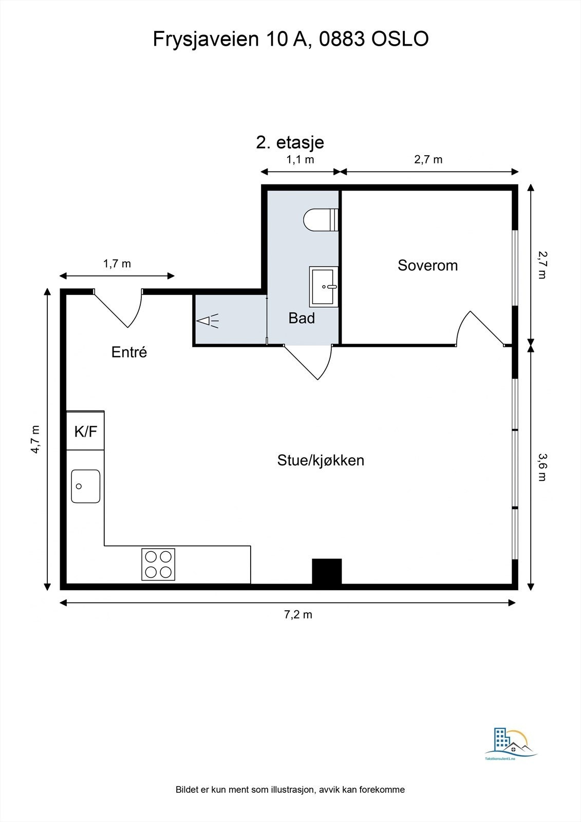 Plantegning til orientering. Galleribilde