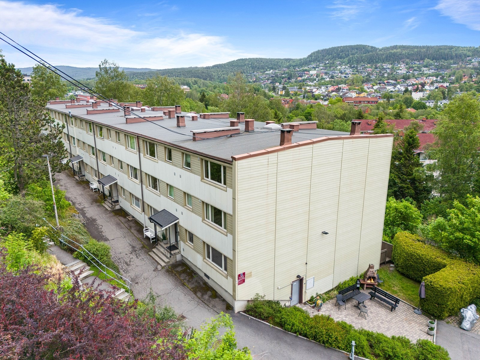 Brekkelia Borettslag består av 189 andelsleiligheter. Galleribilde