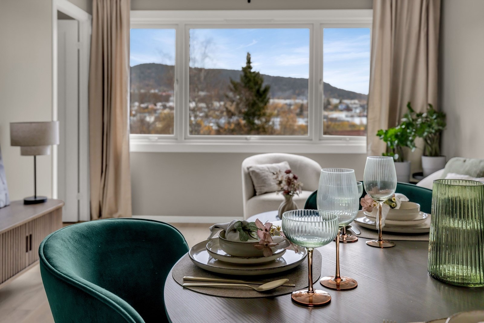 Leiligheten ble pusset opp høsten 2025. Galleribilde