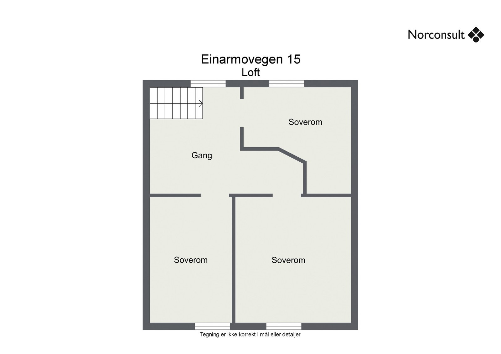 Boligens planskisse - Loft Galleribilde