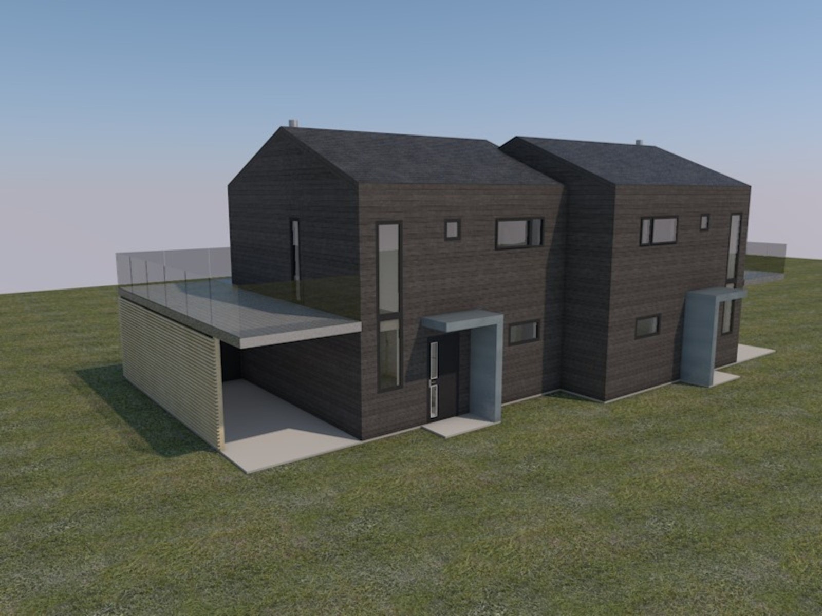 Rammetillatelsen gir muligheten til å bygge en tomannsbolig Galleribilde