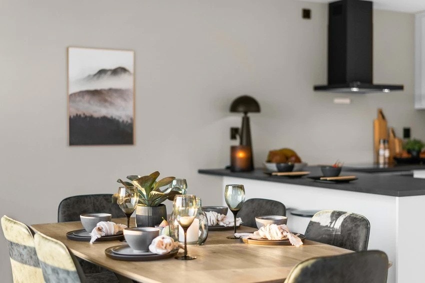 Stilrent og moderne kjøkken - Påkostet med kvalitet, materialer og hvitevarer. Galleribilde