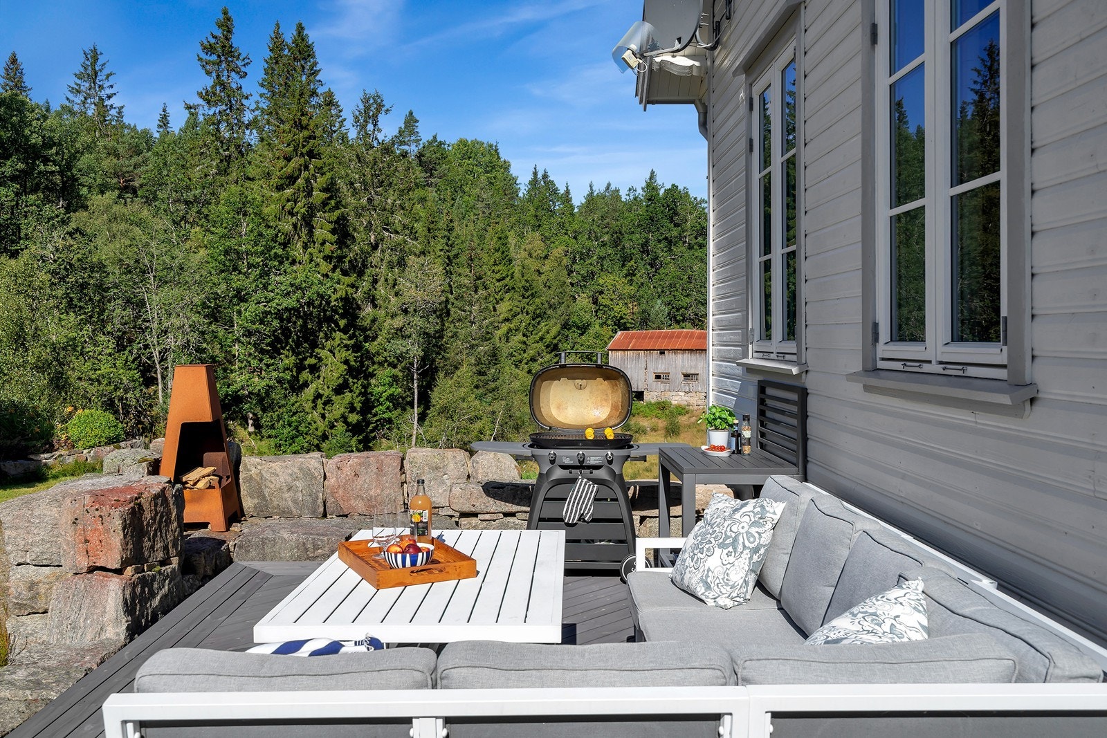 Solrik terrasse Galleribilde