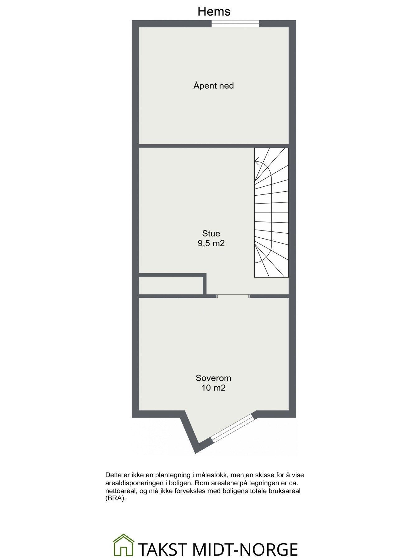 Planskisse - Hems. Galleribilde