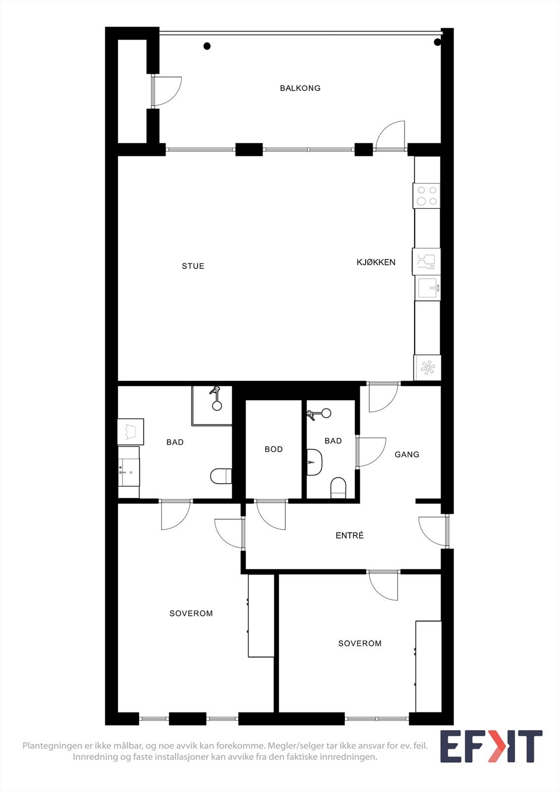 Plantegning Galleribilde
