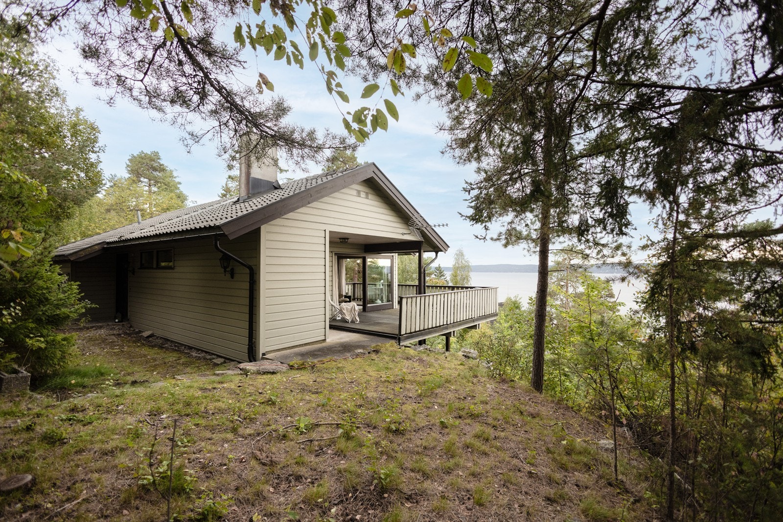 Fine flate partier rundt huset Galleribilde