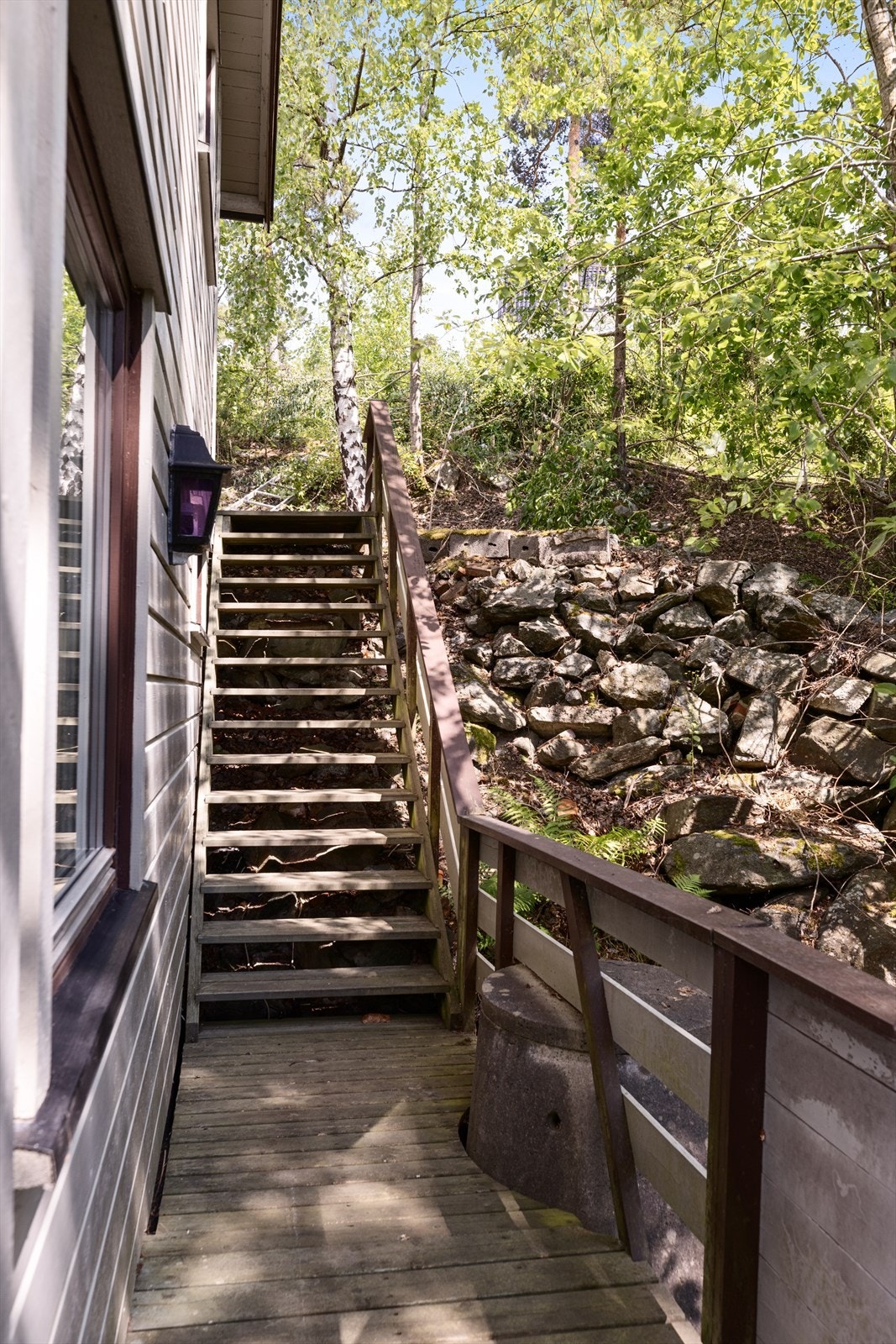 Utvendig trapp mellom etasjene Galleribilde