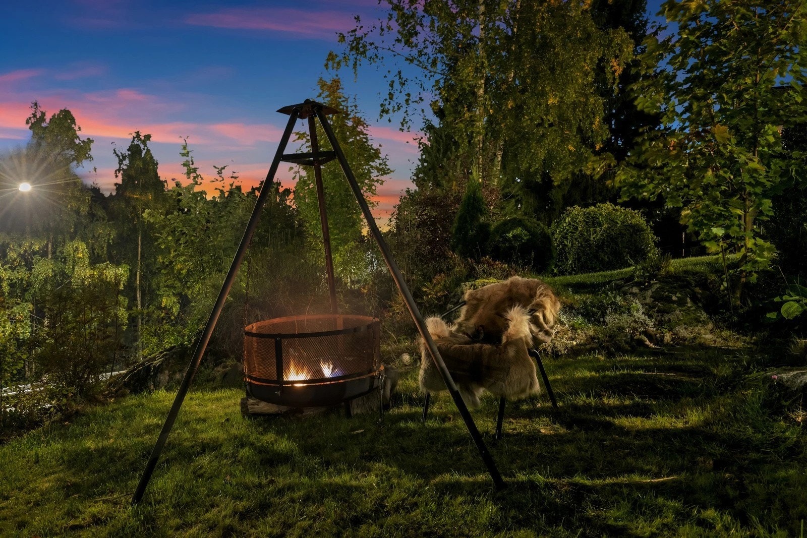 Koselig liten bålplass. Galleribilde