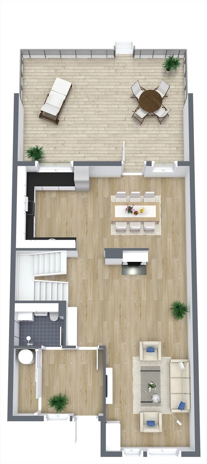 Plantegning 1. etg. Galleribilde