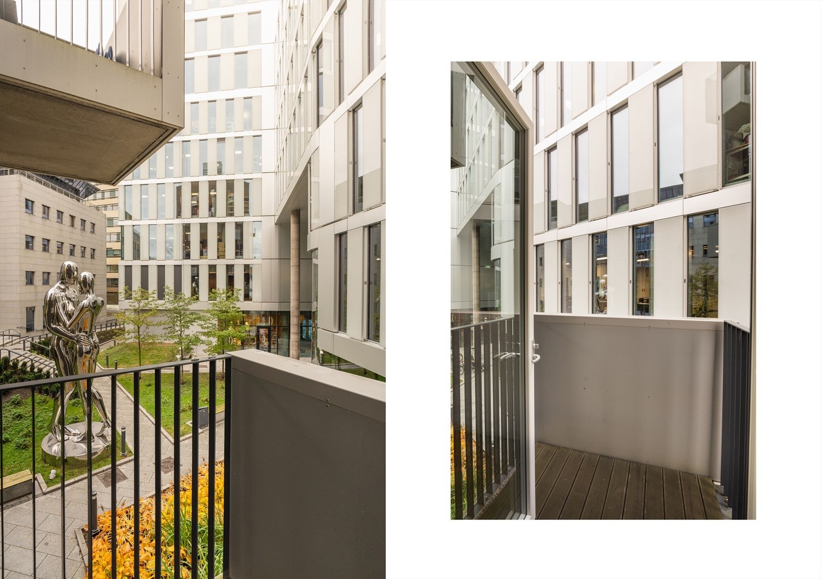 Hyggelig soveromsbalkong Galleribilde