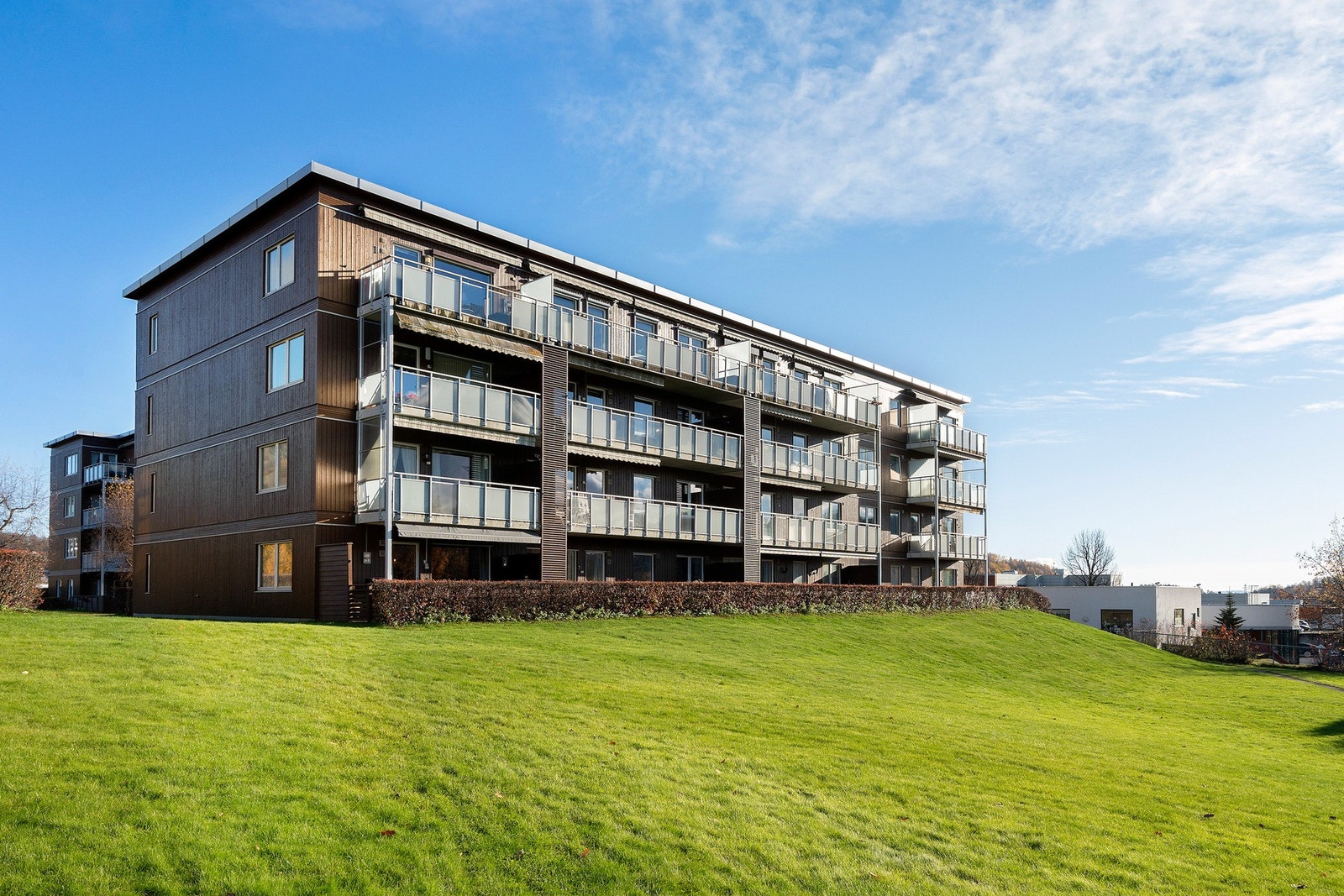 Fasade fra hagen Galleribilde