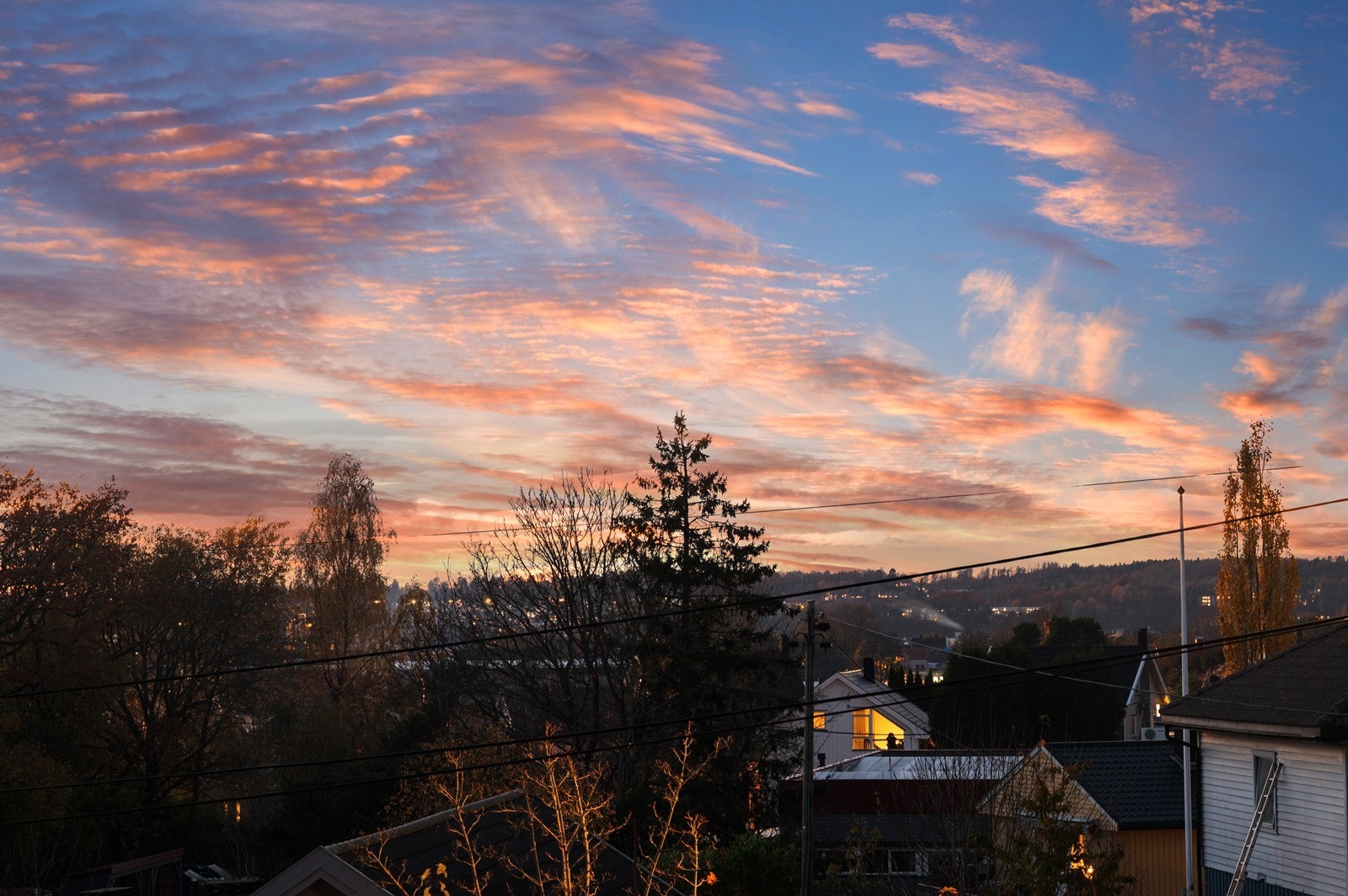 Det er fin utsikt fra eiendommen. Galleribilde