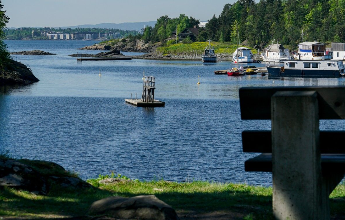 Bygdøy sjøbad. Galleribilde