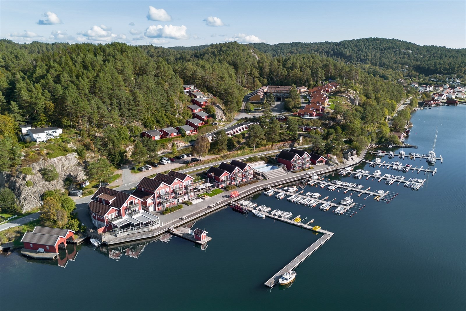 Tregde er et hyggelig feriested. Galleribilde