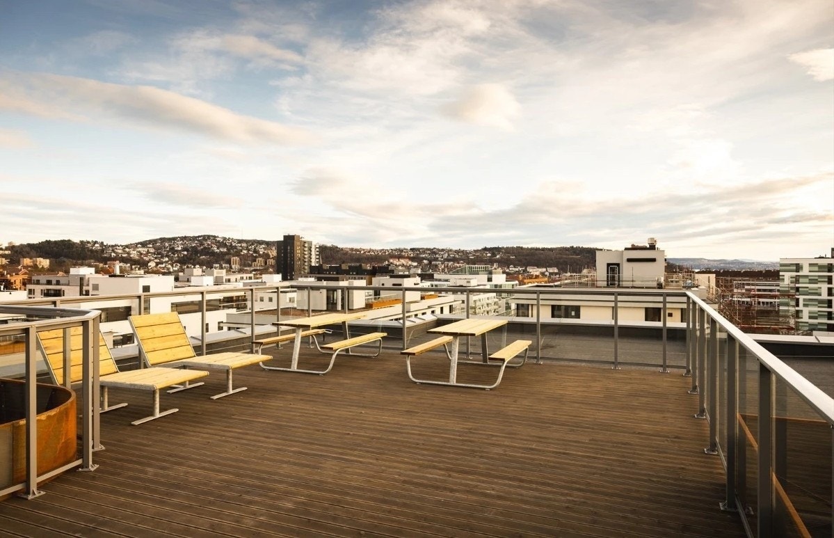 felle takterrasse Galleribilde