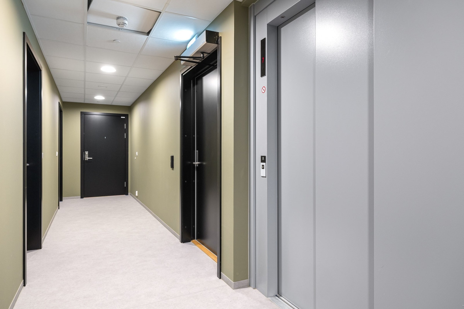 Enkel adkomst til 7. etasje med heis. Galleribilde