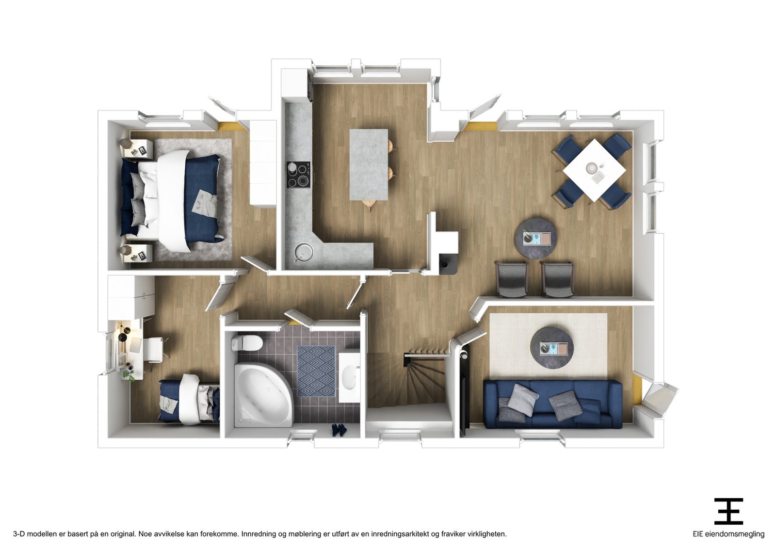 Plantegning 2. etasje Galleribilde