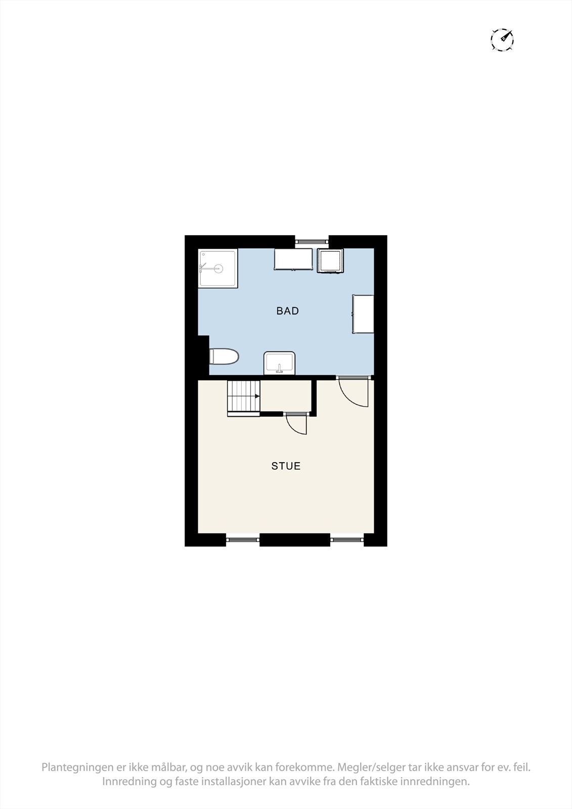 Plantegning - Underetasjen Galleribilde