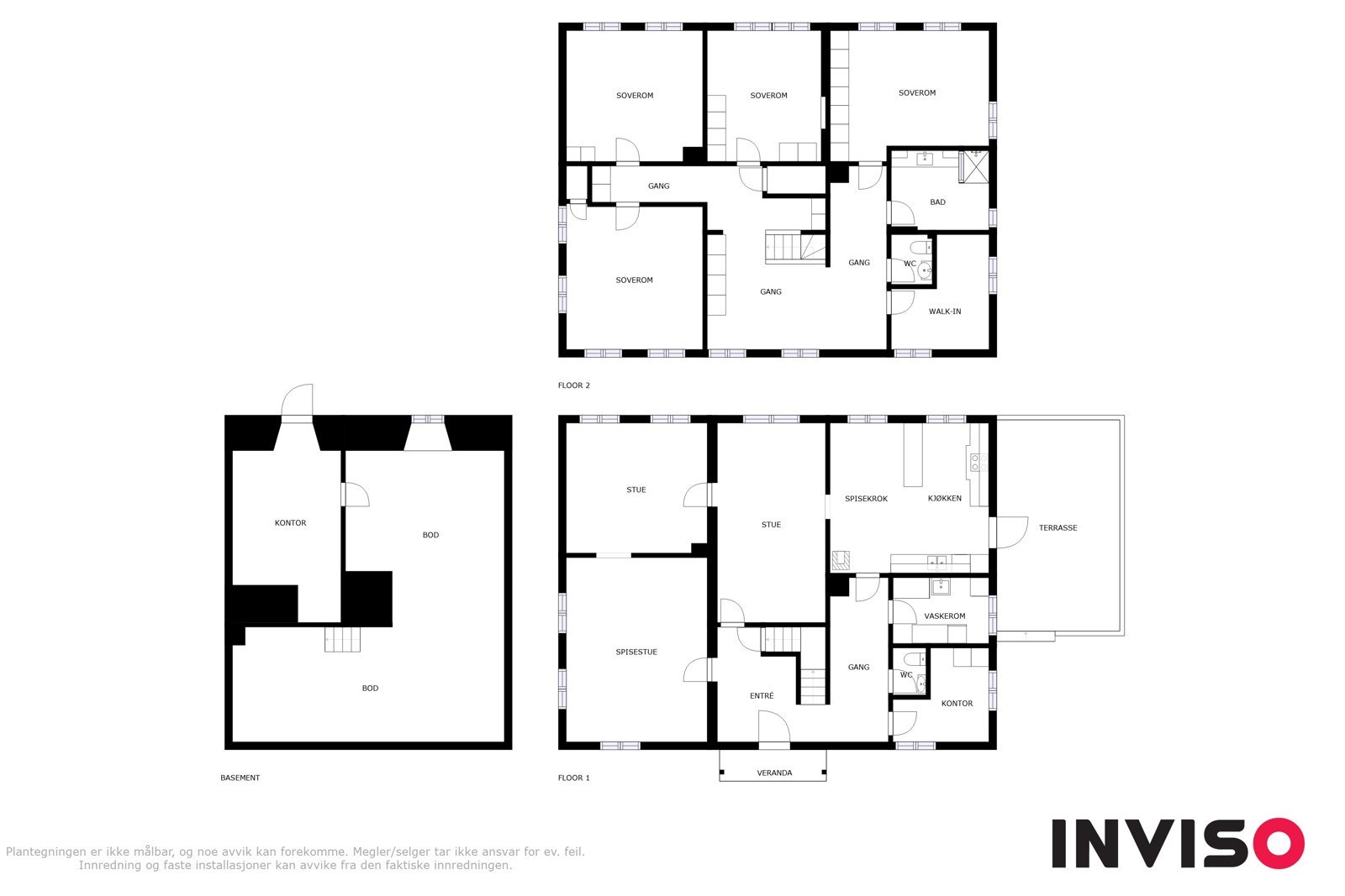 Planløsninger våningshuset Galleribilde