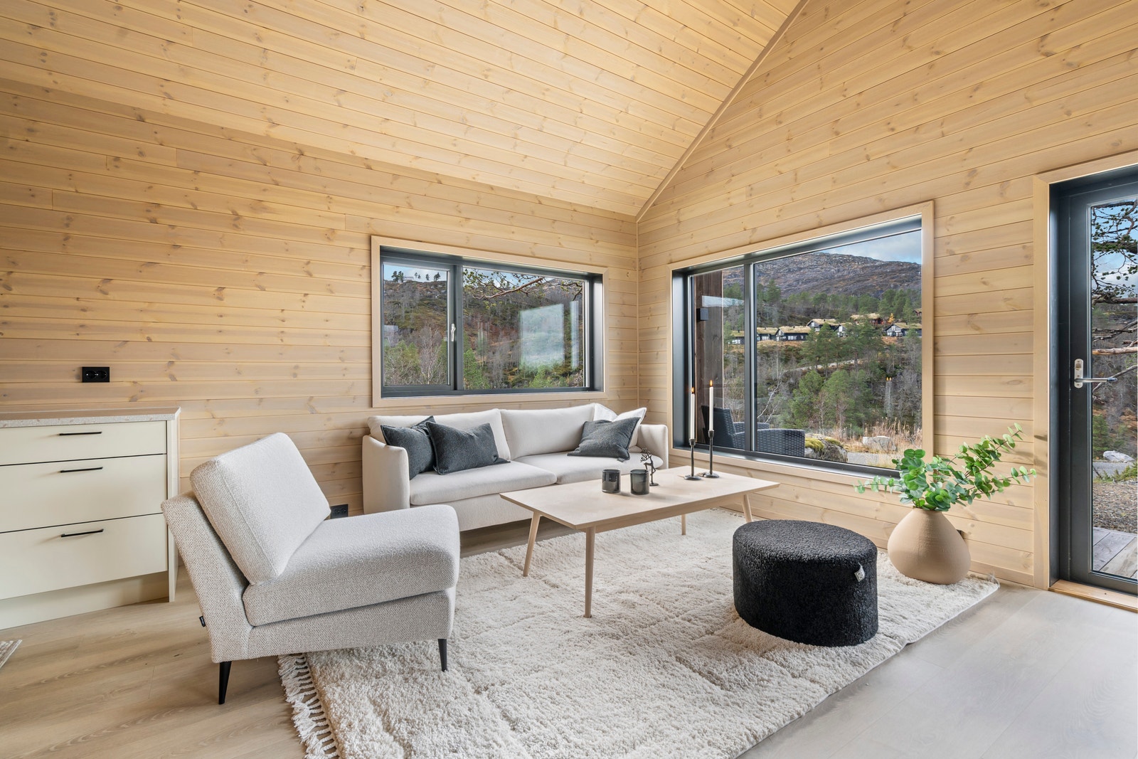 Hytte Mist 66 Tomt T2.6 Langedalsåsen stue Galleribilde