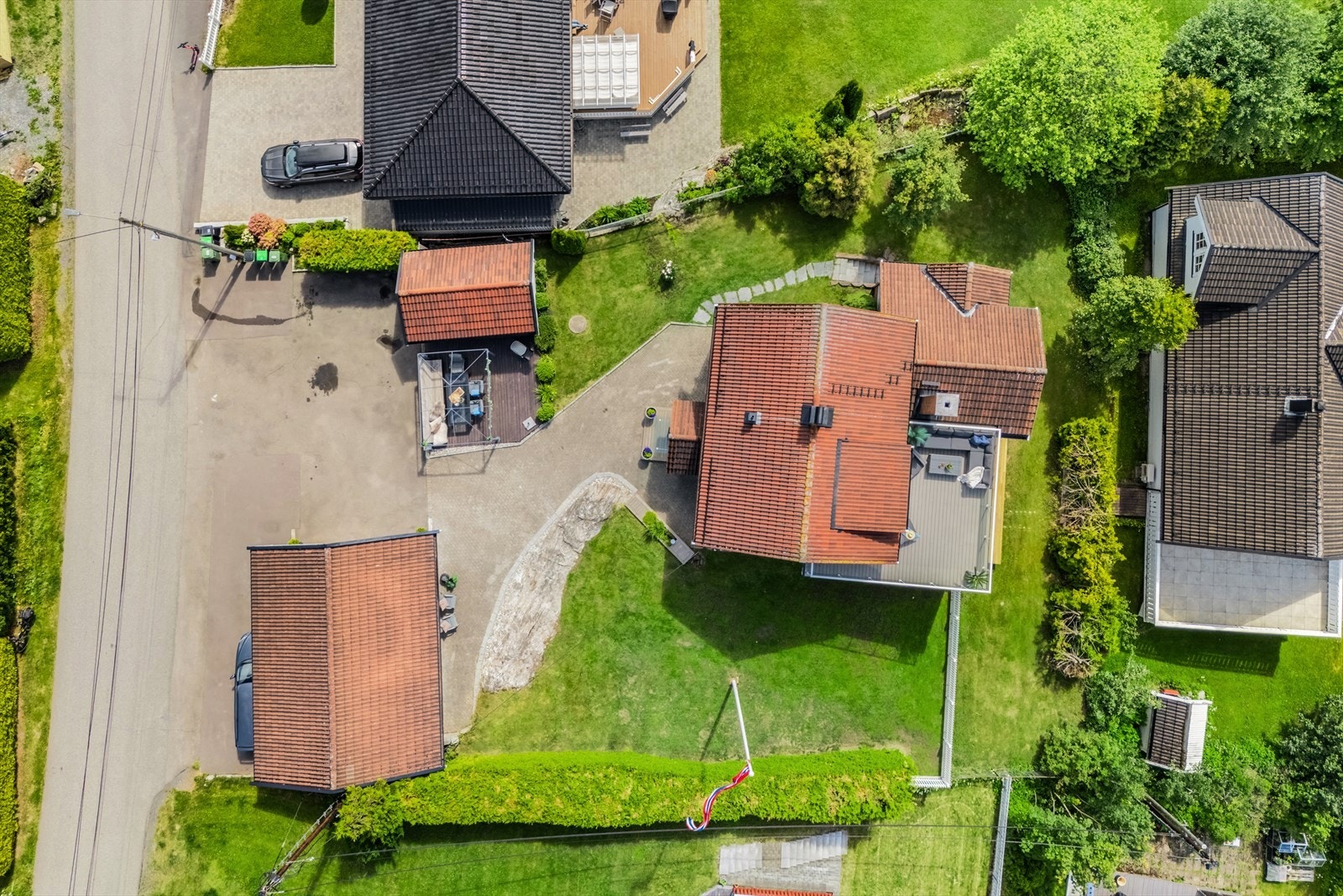Dronebilde oversikt Galleribilde