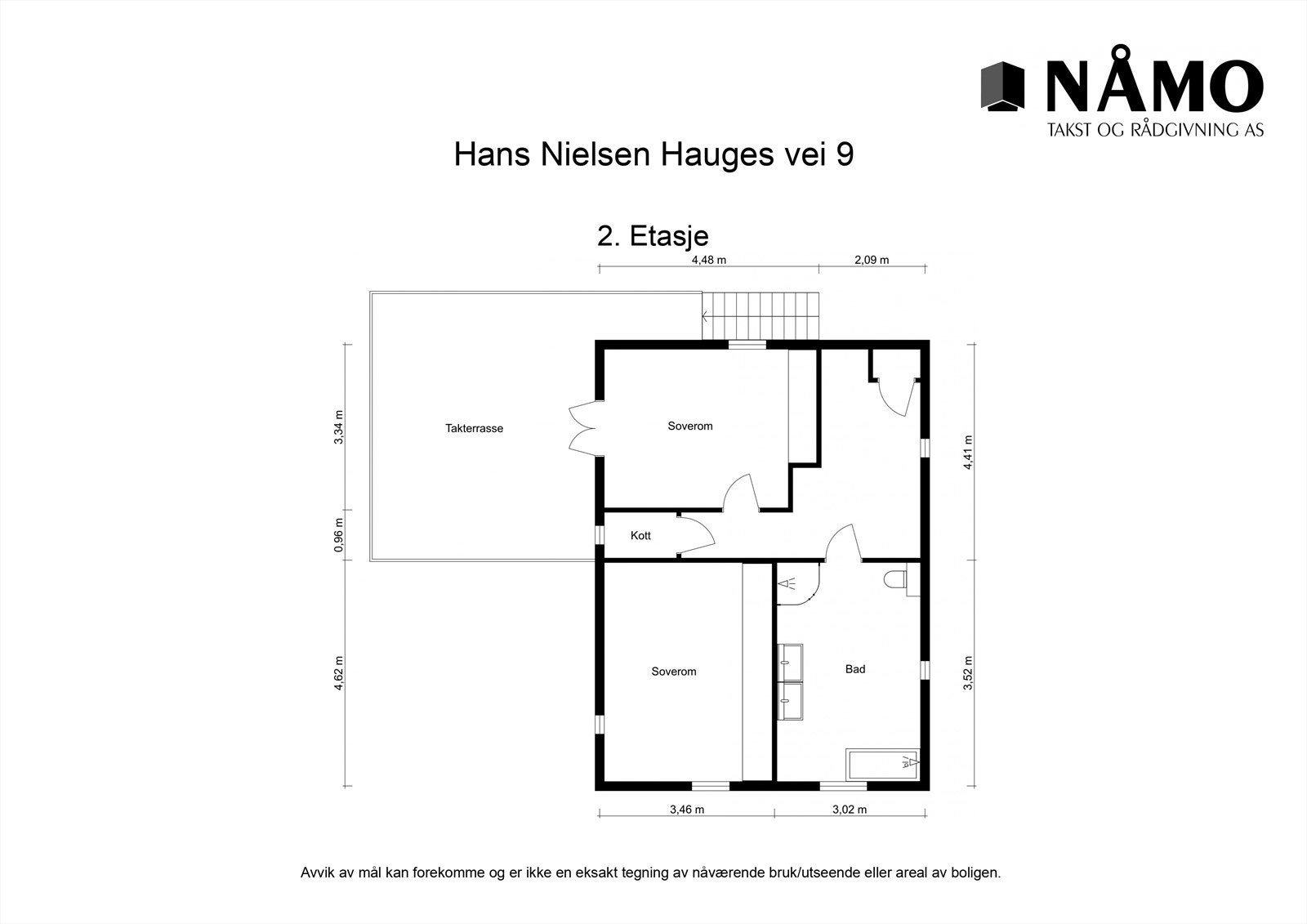 Plantegning 2.etasje Galleribilde