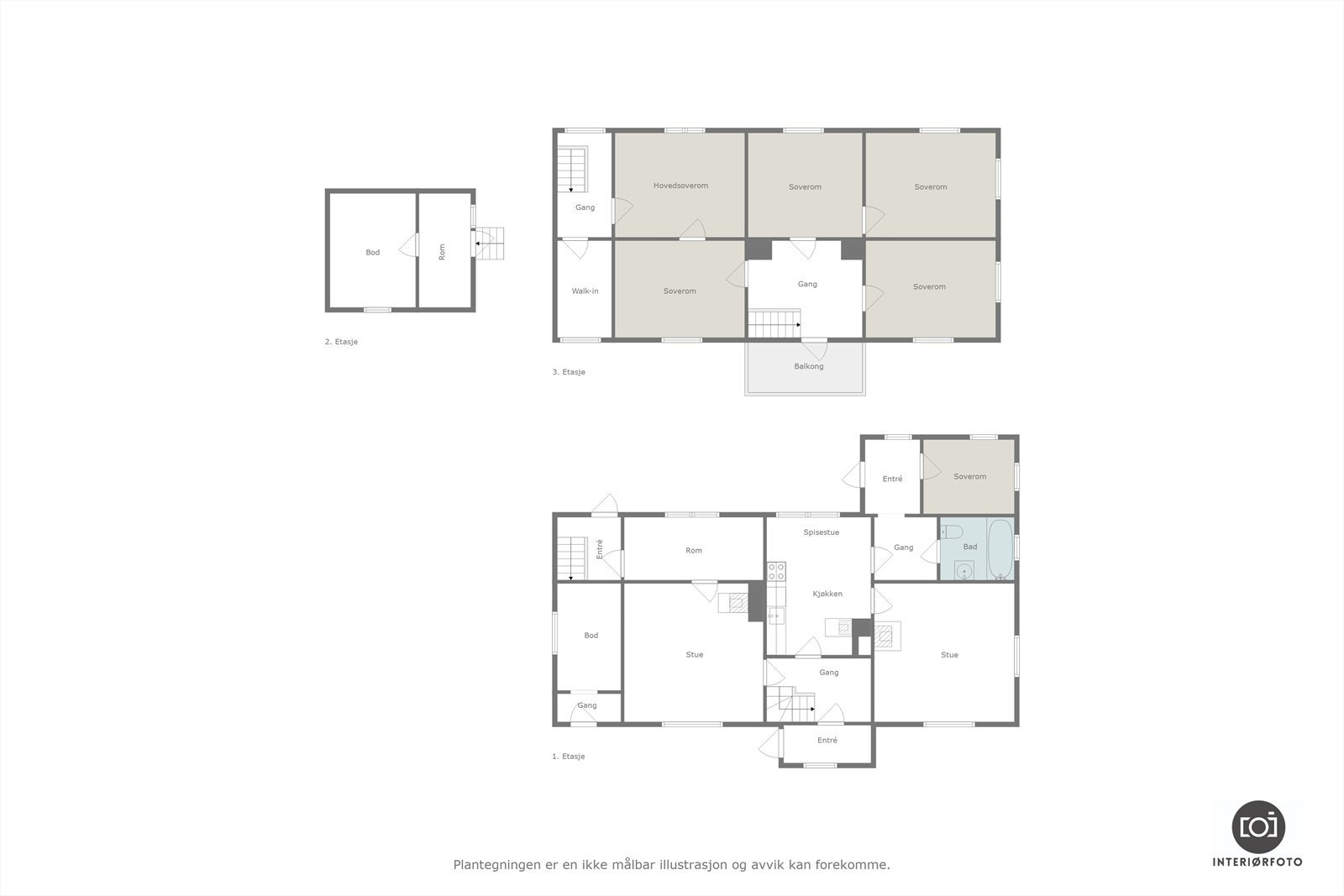 Plantegning Galleribilde