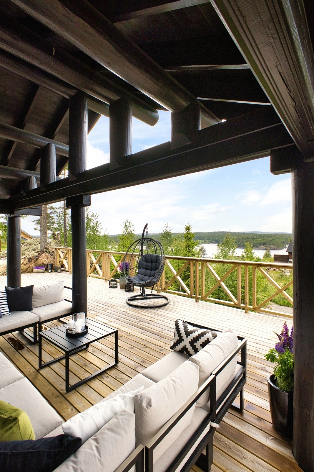 Her kan man nyte både stille stunder og lange, sosiale kvelder Galleribilde