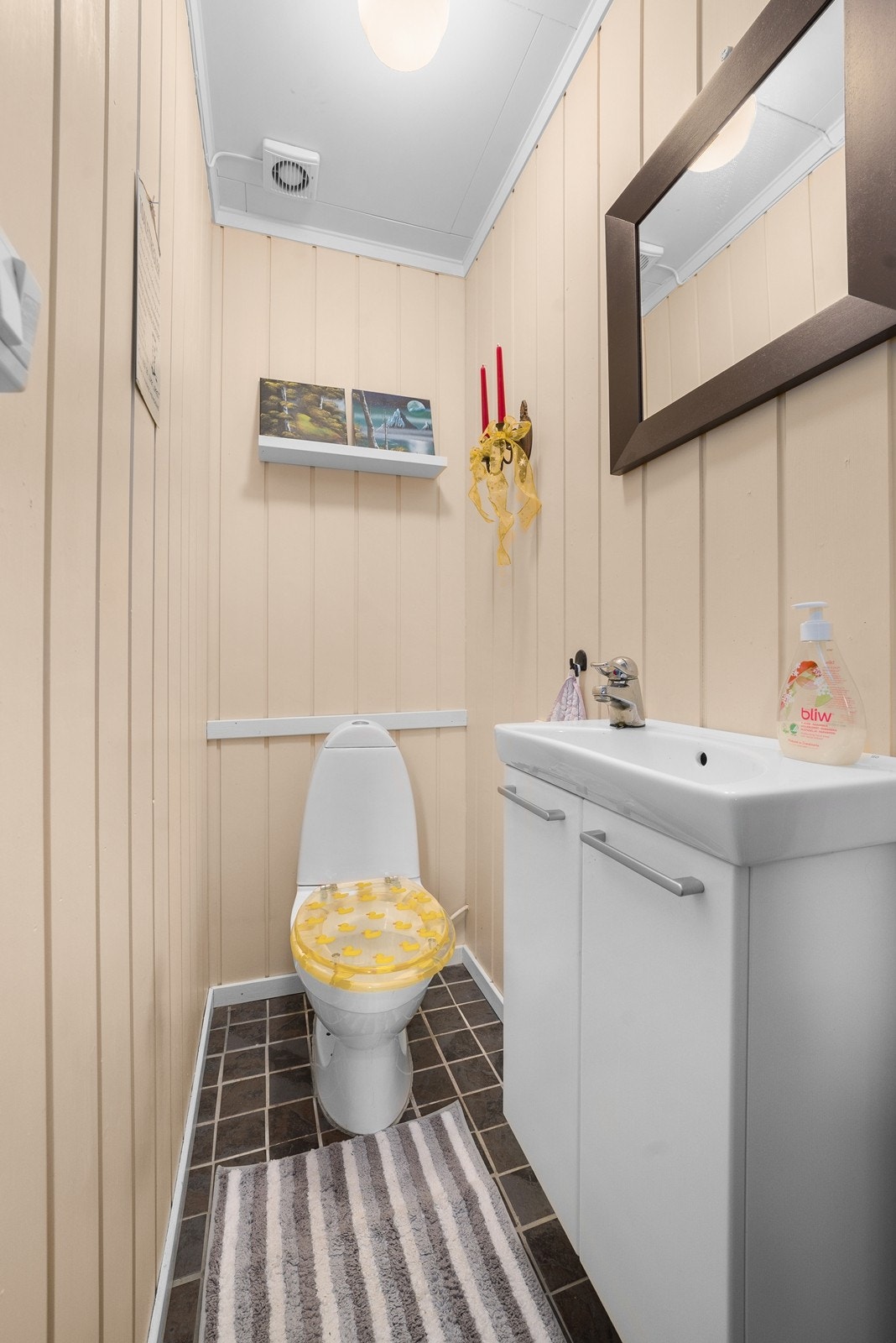 Toalettrom Galleribilde