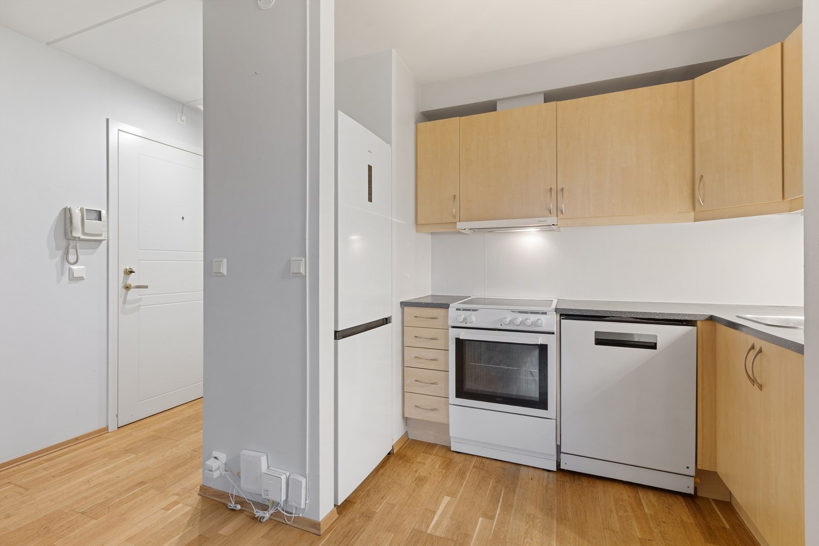 Fra den sosiale sonen er det adkomst til en praktisk entré. Galleribilde