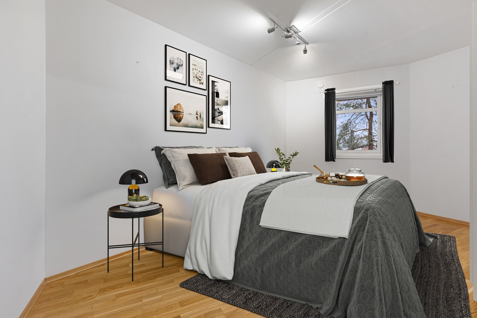 Her kan man enkelt skape en rolig og privat sone for hvile. Galleribilde