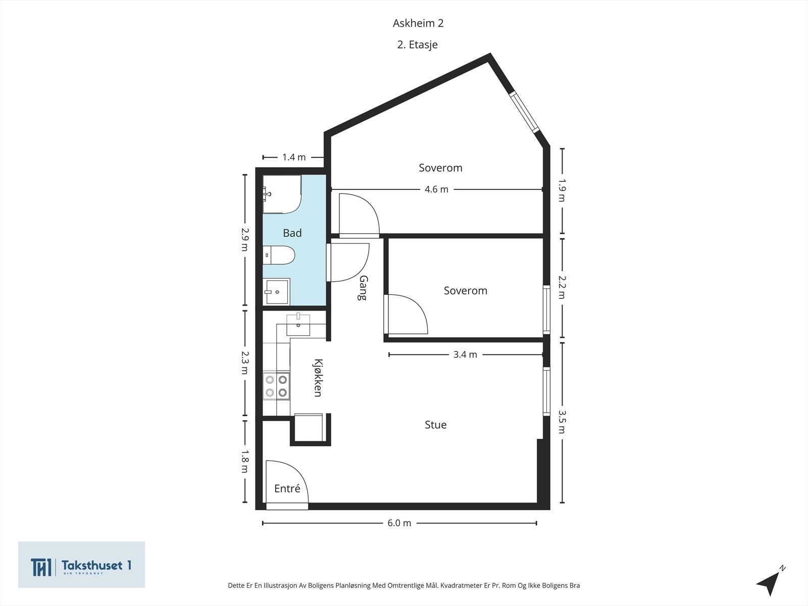 Planskisse Galleribilde