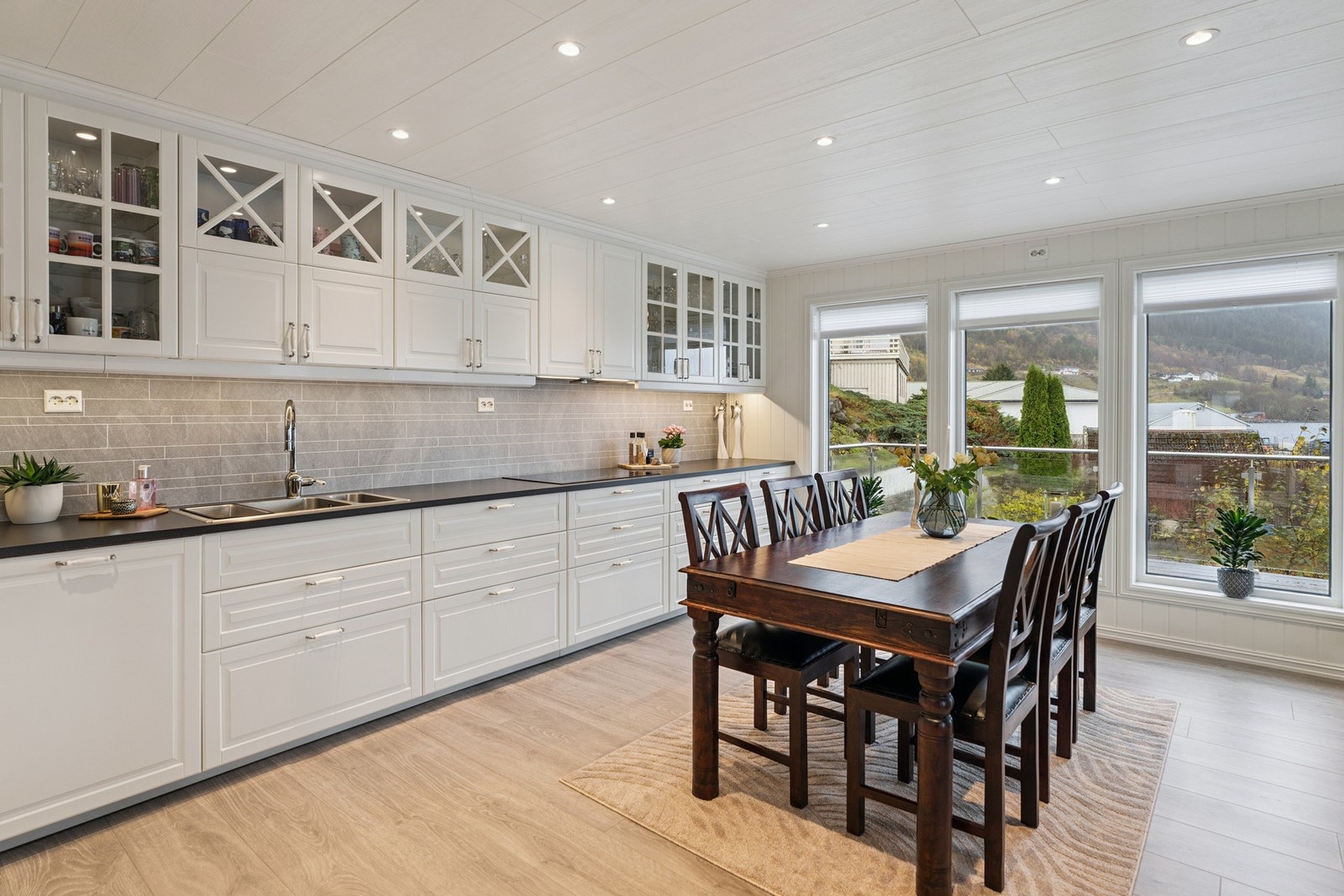 Deler av kjøkken og vinterstuen ble påbygd i 2019 Galleribilde