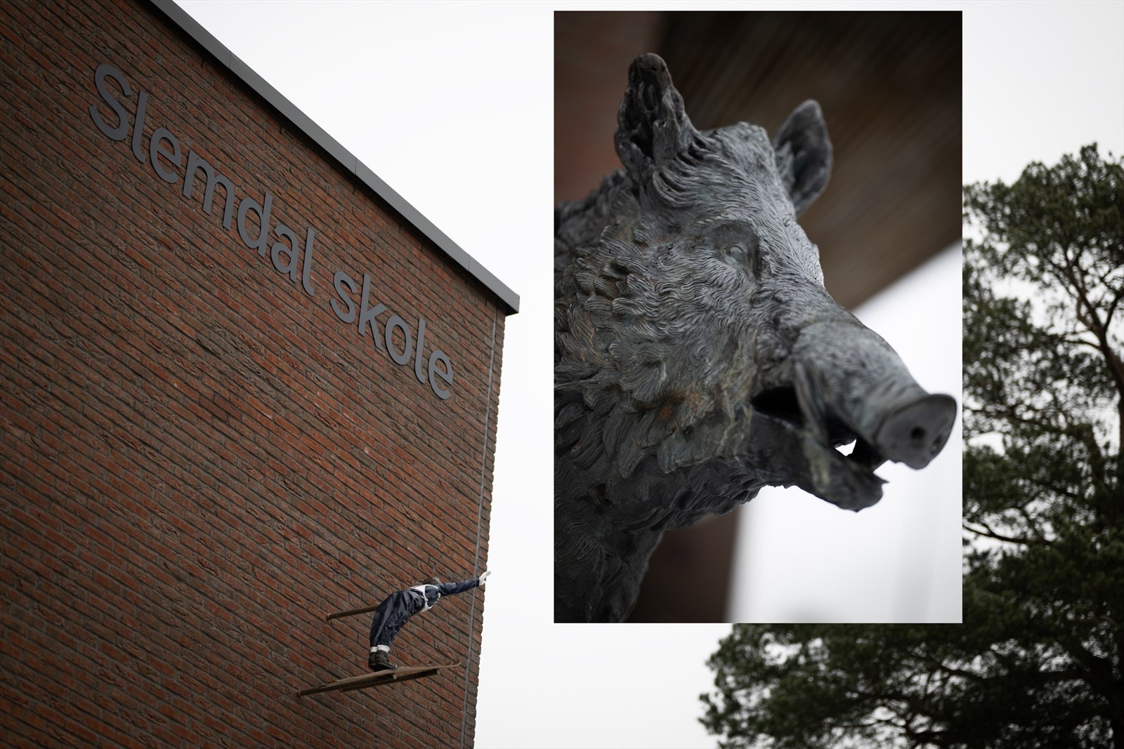 Boligen har kort avstand til flere ettertraktede barne- og ungdomsskoler, som Slemdal skole (1.-7. trinn) Galleribilde