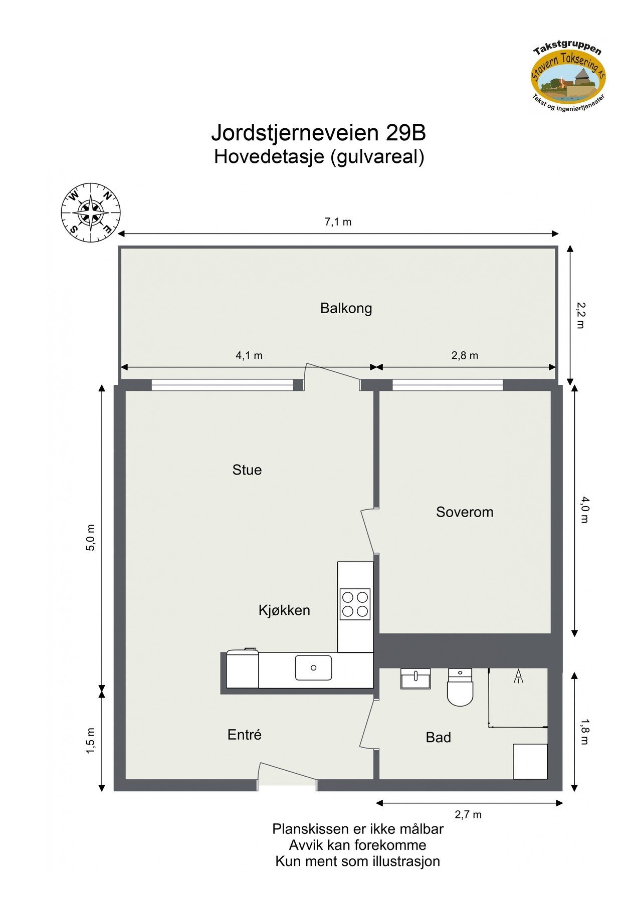 Plantegning Galleribilde