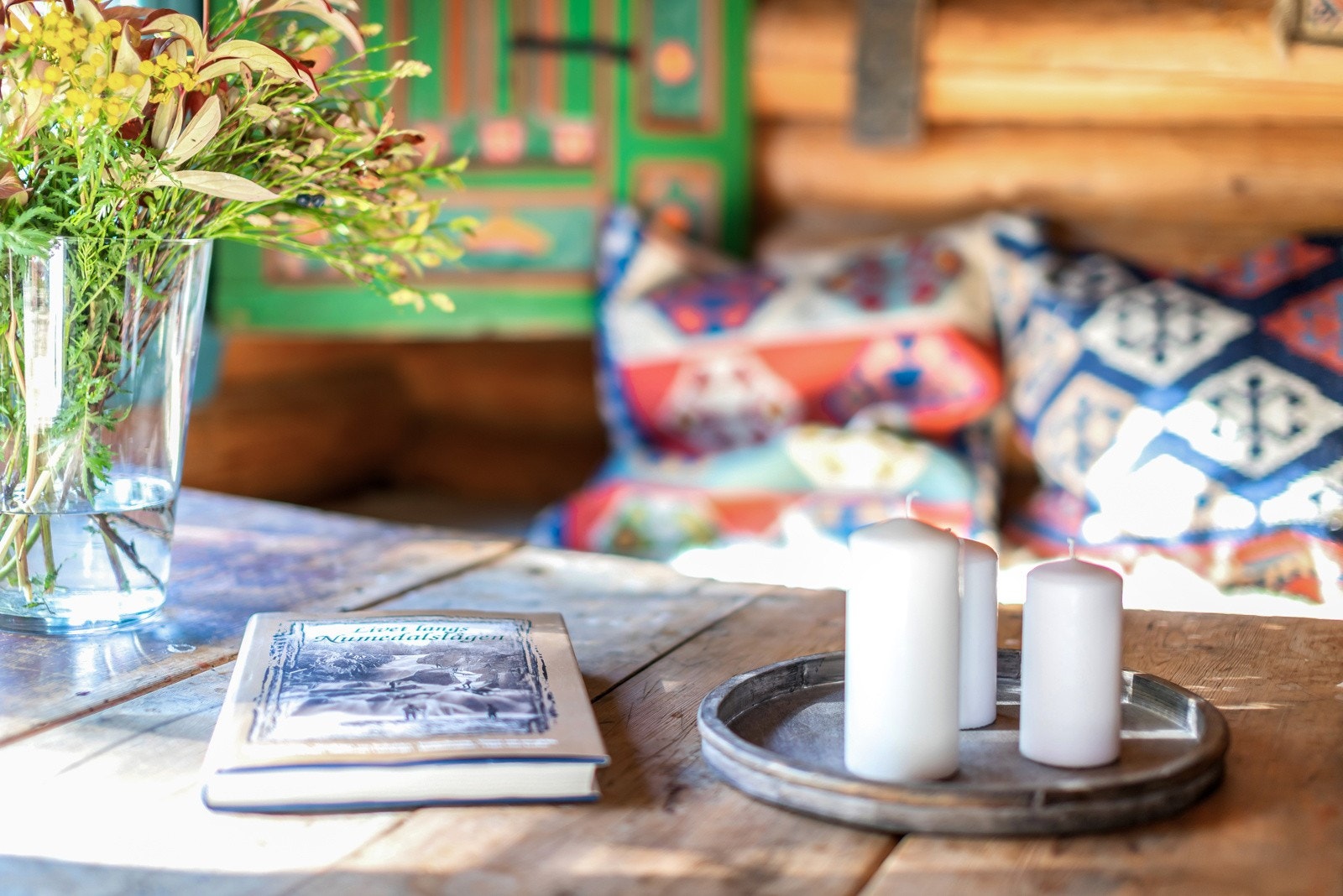 Hytta er uten strøm og du slipper strømutgifter. Galleribilde