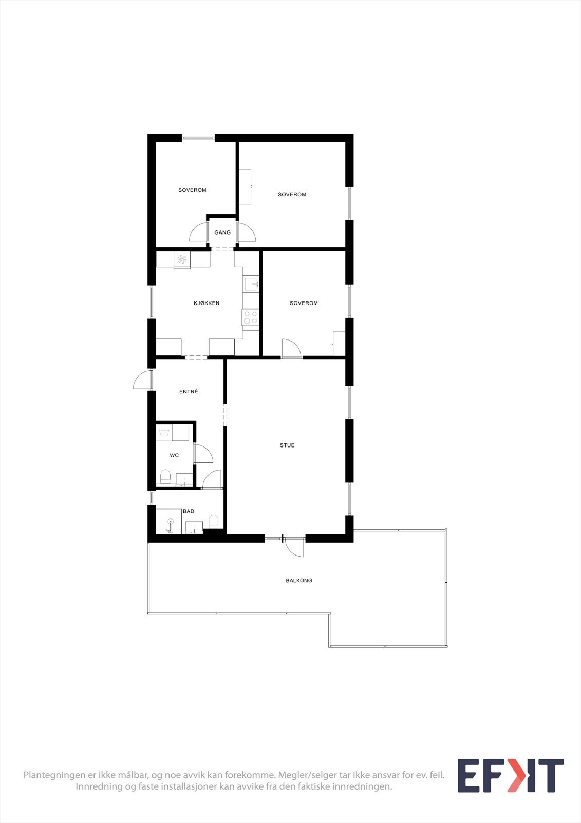 Planskisse 2. etasje. Galleribilde