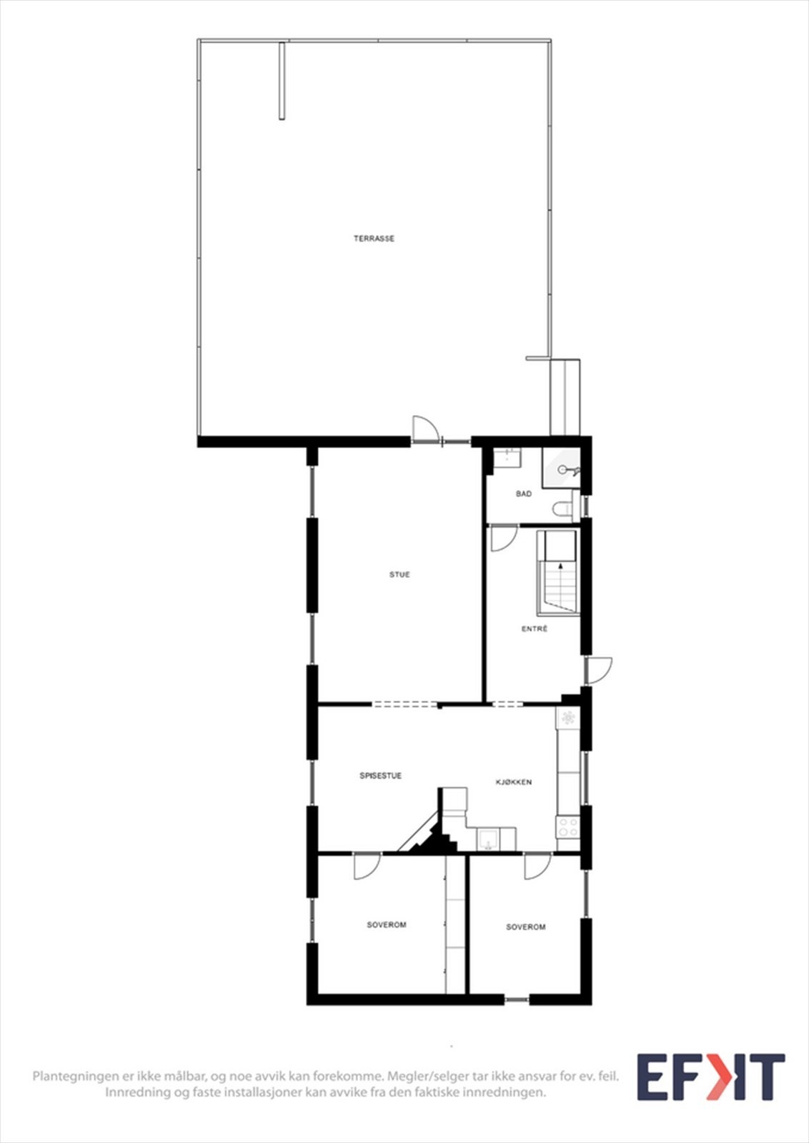 Planskisse 1. etasje. Galleribilde