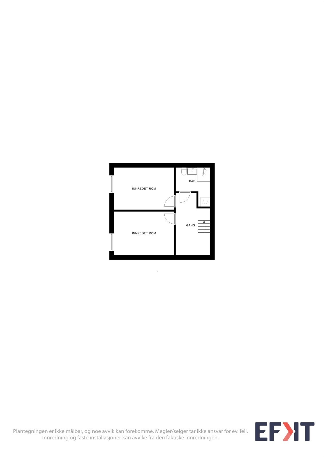 Planskisse kjeller. Galleribilde