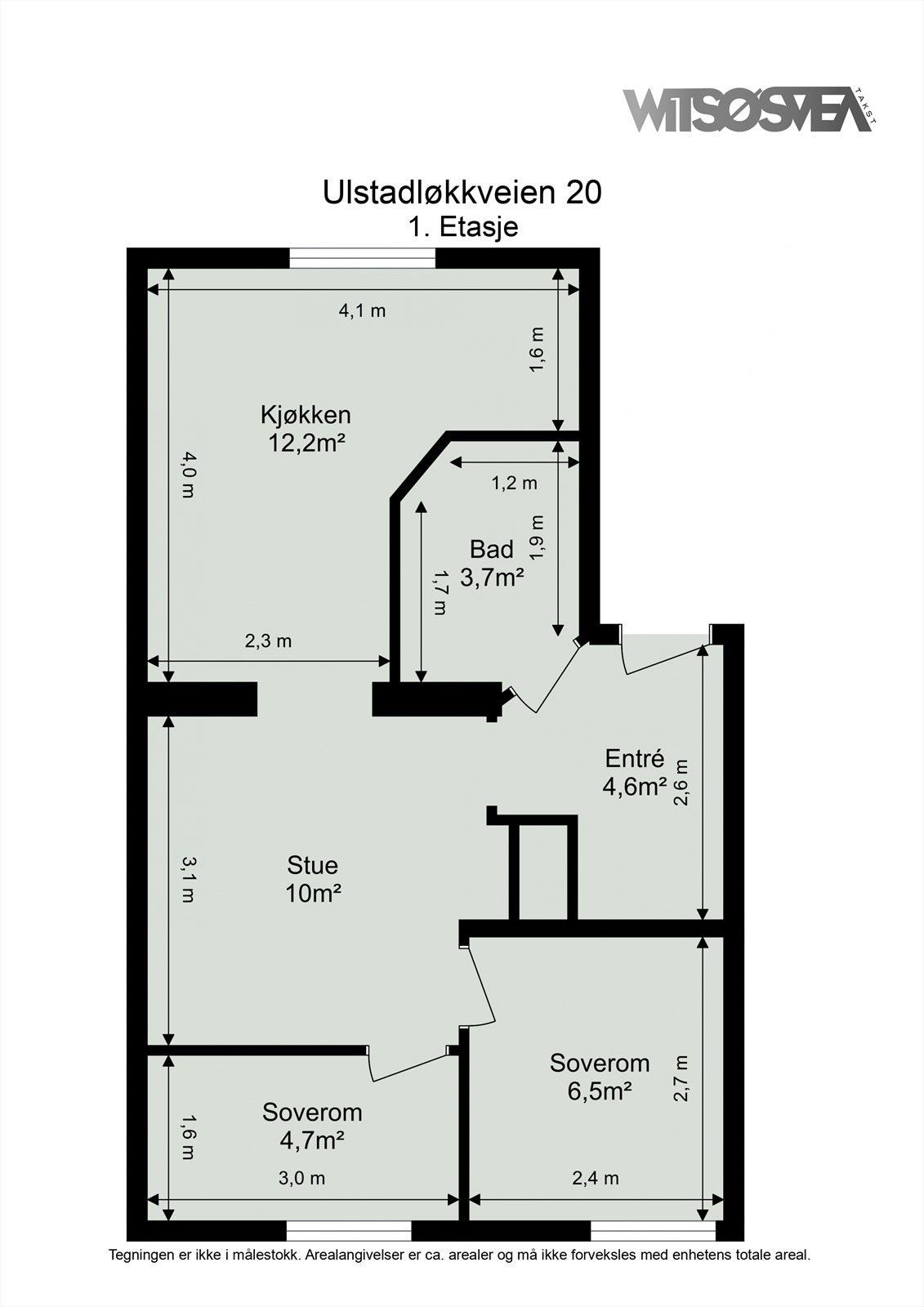 Planskisse. Galleribilde