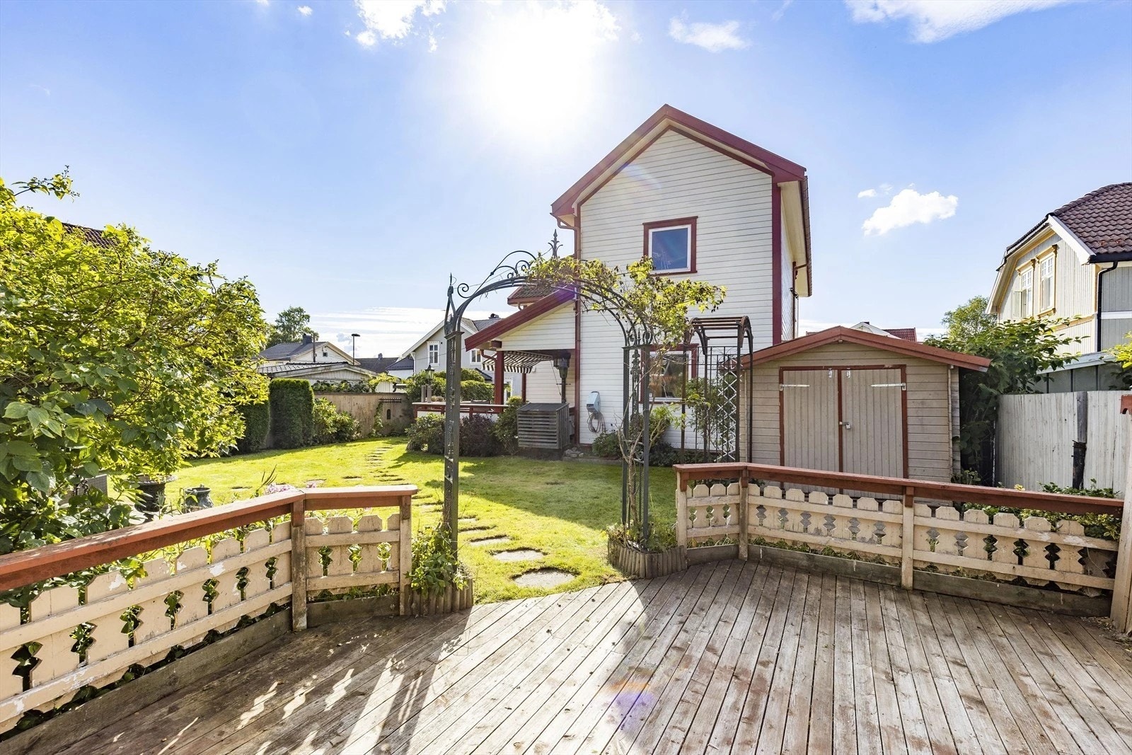 Garden barbeque Galleribilde