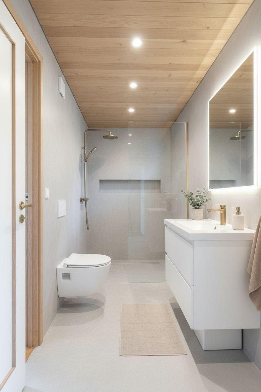 Bathroom ground floor apartment 1 Galleribilde