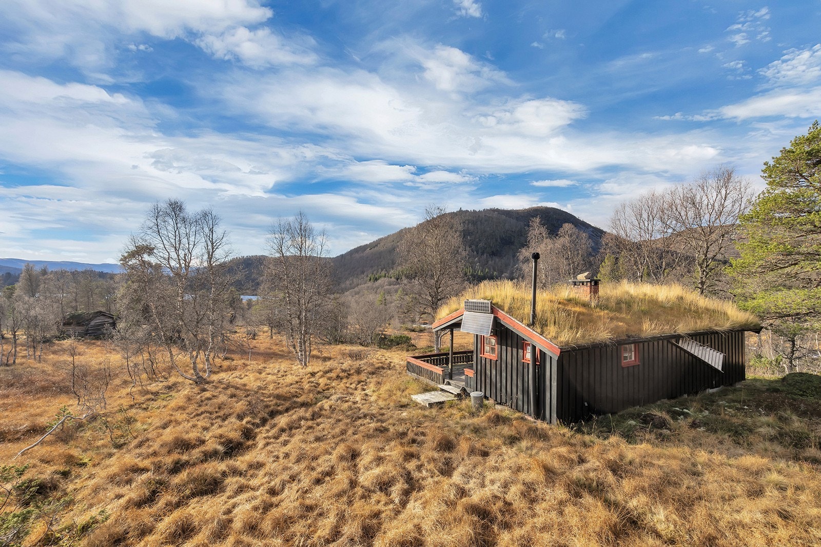 Her har man naturen like utenfor hyttedøra Galleribilde