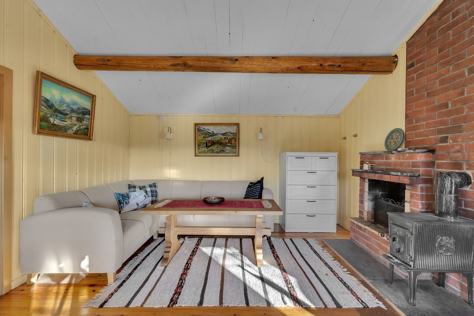 Her kan man fyre opp på kalde dager Galleribilde